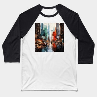 painted city Baseball T-Shirt